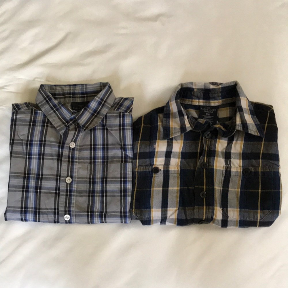 Boys dressy flannel top
